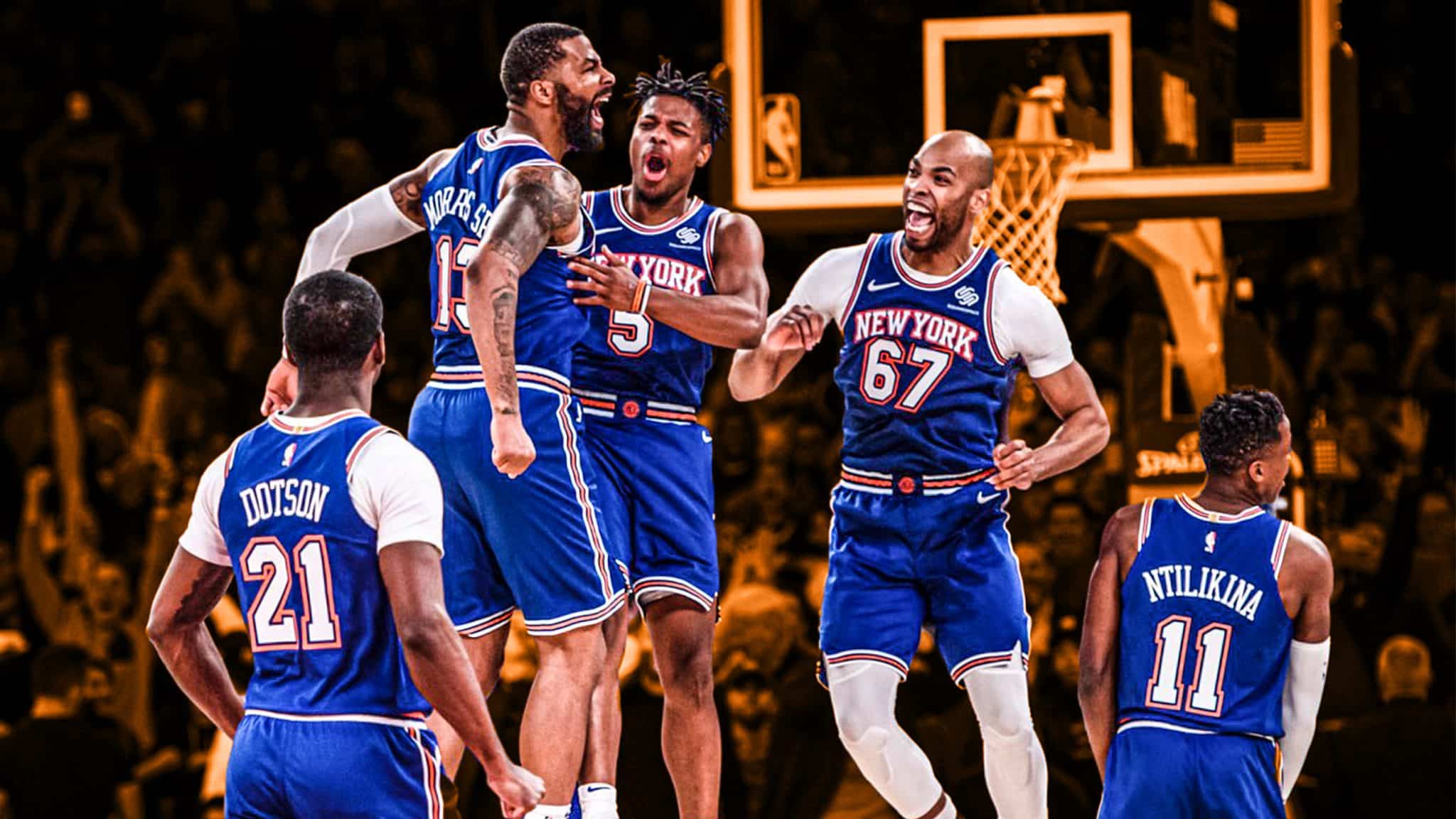 RJ Barrett New York Knicks Game-Used #9 Blue Jersey vs. Washington